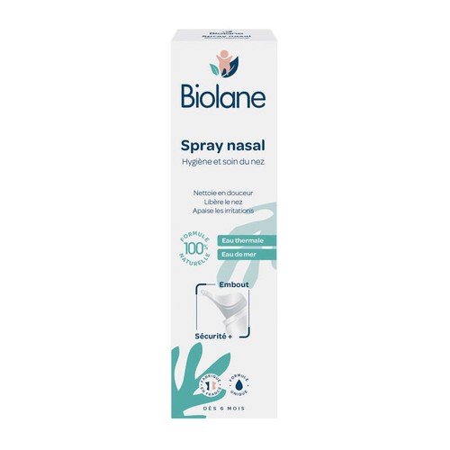 Biolane Spray nasal eaux thermale & eau de mer 100ml