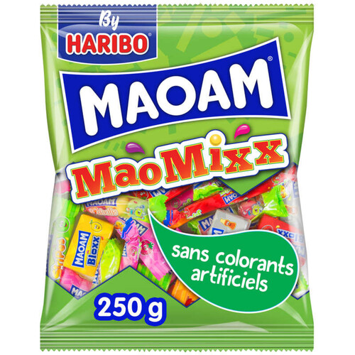 Haribo Maoam Bonbons Maomix À Mâcher, Goûts Fruités 250G