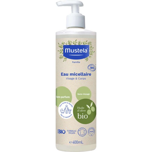 [Para] Mustela Eau Micellaire certifiée Bio 400ml