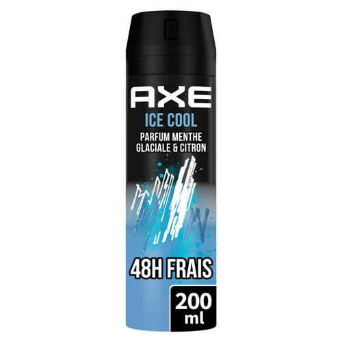 Axe Déodorant Bodyspray Ice Cool 48H Non-Stop Frais 200Ml