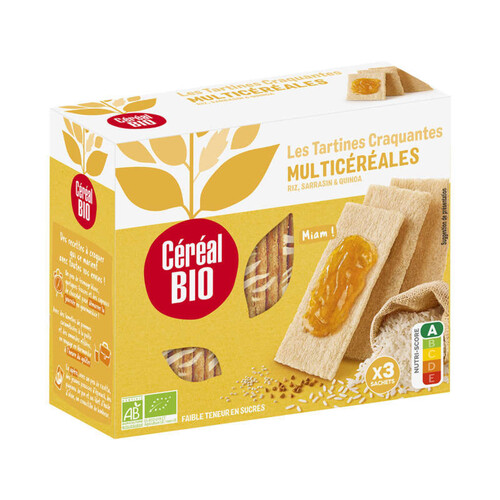 Cereal Bio Tartines craquantes multicéréales 145 g
