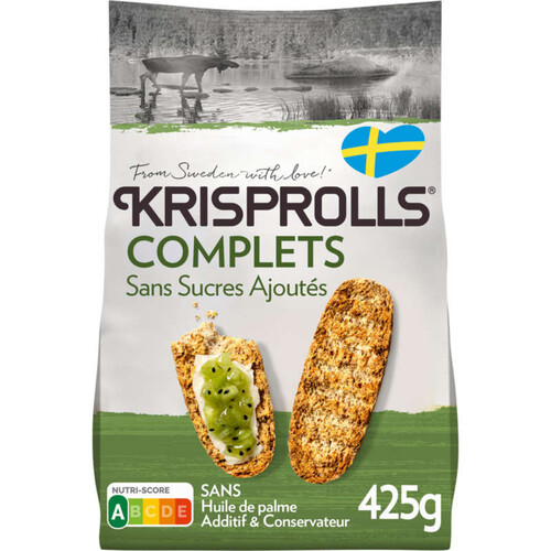Krisprolls Petits Pains Complets 425G