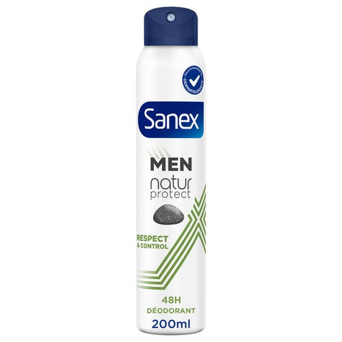 Sanex Men Dédorant Spray Homme Natur Protect Respect&Control 200ml