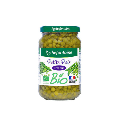 Rochefontaine Petits Pois Très Fins Bio 37cl