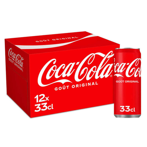 Coca-cola original canettes 12x33cl