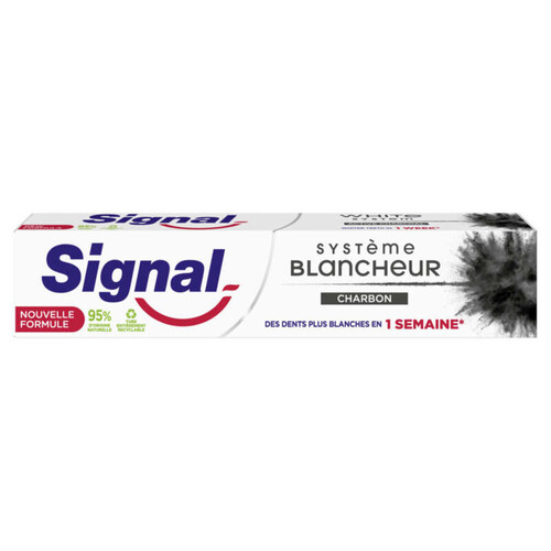 Signal Dentifrice Système Blancheur Charbon 75ml