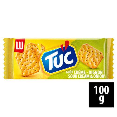 Lu Tuc Biscuits Apéritifs Crackers Crème Oignon 100g