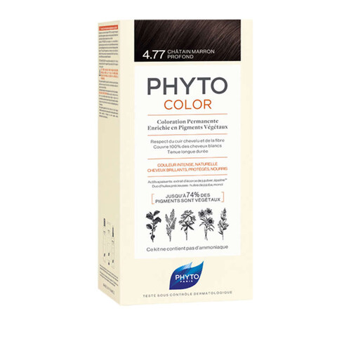 [Para] Phytosolba Phytocolor Coloration Permanante  4.77 Châtain Marron