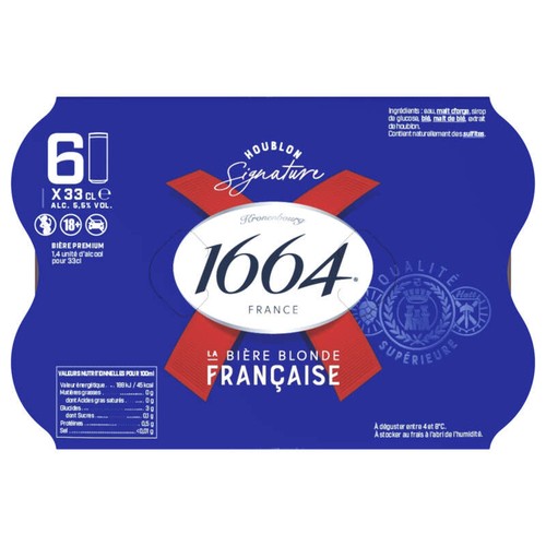 1664 Bière Blonde 6x33cl