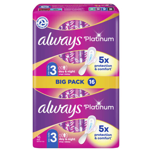 Always Serviettes Hygiénique Ultra Nuit