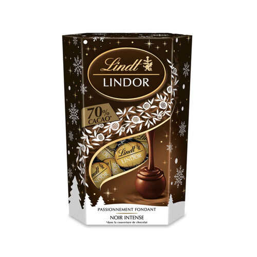 Lindt Lindor Noir Intense 70% Cacao Fondant 200g