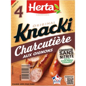Herta Saucisses Charcutières l'Originale x4 280g