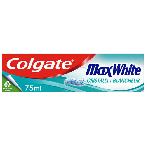 Colgate max white dentifrice micro cristaux 75ml