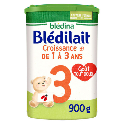 Bledilait Croissance Lait en poudre 3ème âge 900g