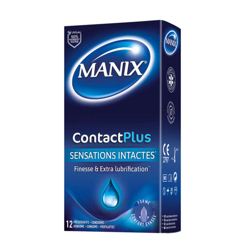 Manix Contact Plus Préservatifs Sensation Intactes X12