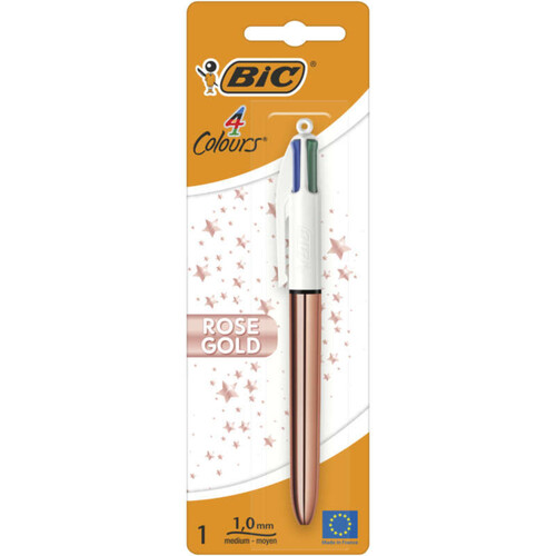 Bic 4 Couleurs Pink Gold 1.00Mm