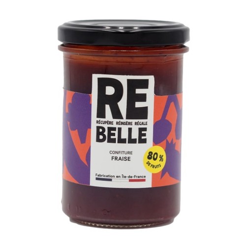 Re-Belle Confiture de Fraise 230g