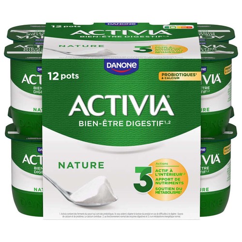Activia Yaourt Nature Bifidus 12x125g