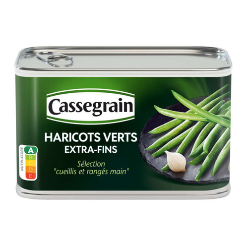 Cassegrain Haricots verts très fins coupés 330g