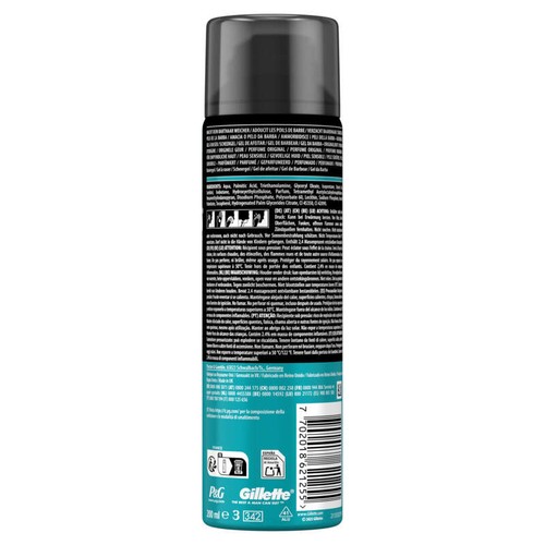 Gillette base shave gel peaux sensibles 200ml