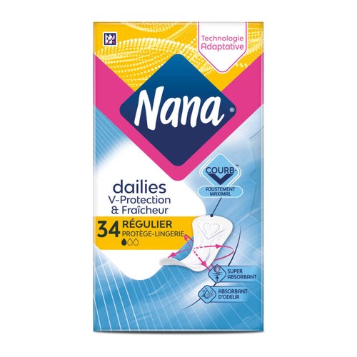 Nana Protège Slips Fraîcheur x34