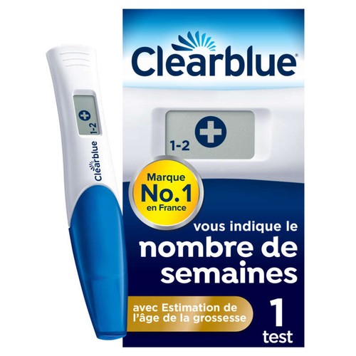Clearblue Test De Grossesse Digital Avec Estimation De L’Âge De La Grossesse X1