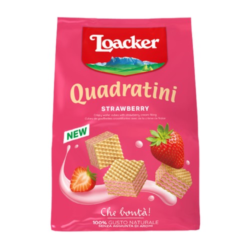 Loacker Quadratini Fraise 125g