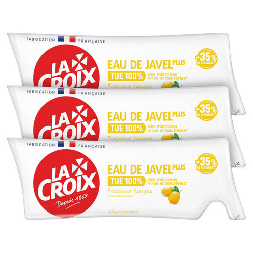 La Croix Eau De Javel Fraîcheur Tonique 3X250Ml