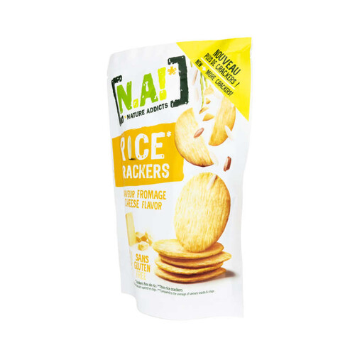 Nature Addicts Rice Crackers saveur fromage 85g