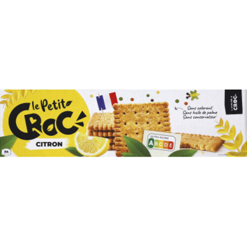 Le Petit Croc citron x4 sachets 115g