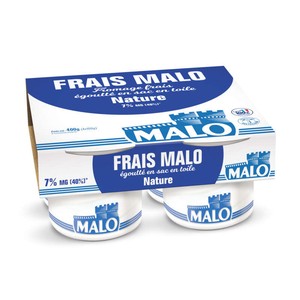Malo Fromage frais nature 40% Mg 4x100g