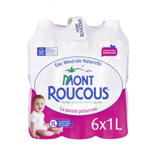 Mont Roucous Eau Minérale Naturelle Le Pack 6X1L