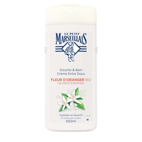 Le Petit Marseillais Crème de Douche Fleur D'Oranger Bio 650ml