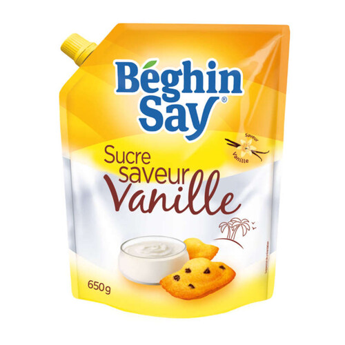 Béghin Say sucre à la vanille le pack de 650g