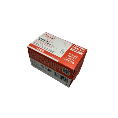 [Para] Avène Xeracalm Pain Nettoyant Surgras 2x100g