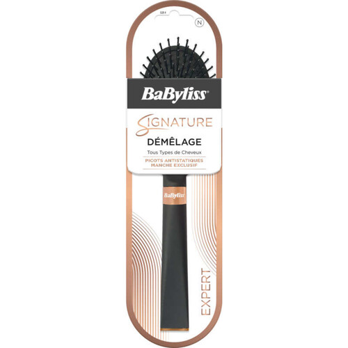 Babyliss Brosse ovale signature picots antistatiques