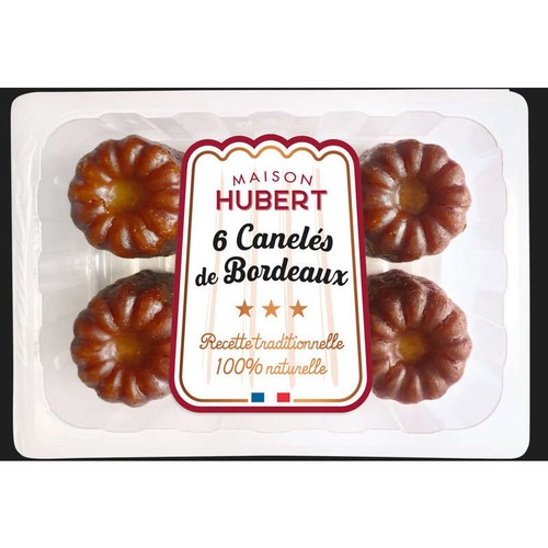 Les Pâtisseries d'Hubert Canelés de Bordeaux x6 360g