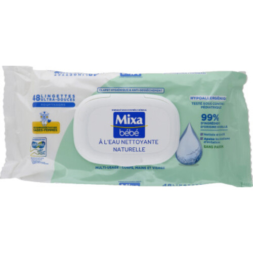 Mixa Bébé Lingettes très pure x48