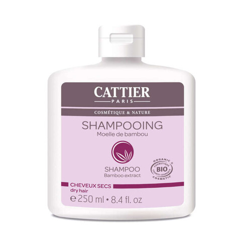 [Par Naturalia]  Cattier Shampooing Moelle De Bambou, Cheveux Secs 250ml