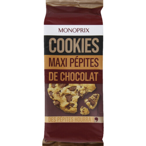 Monoprix Cookies Maxi Pépites de Chocolat 184g