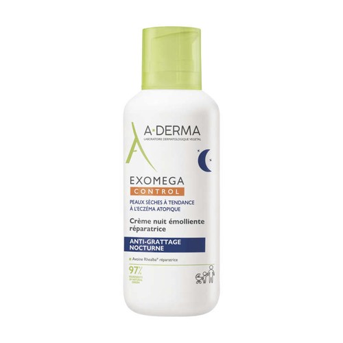 A-Derma Exomega Control Crème Nuit Émolliente Réparatrice 400ml