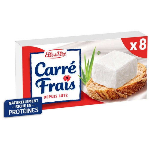 Elle & Vire Carré Frais Nature 8 Portions x25g