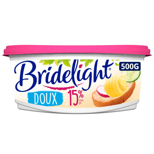 Bridelight Matière Grasse Laitière A Tartiner 15% Doux 500g