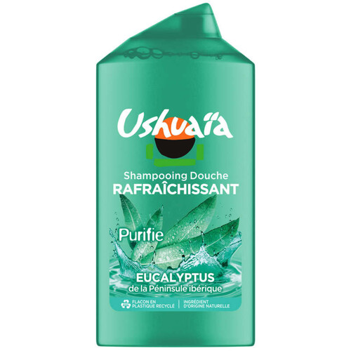 Ushuaia Shampoing Douche Rafraichissant Eucalyptus 300ml