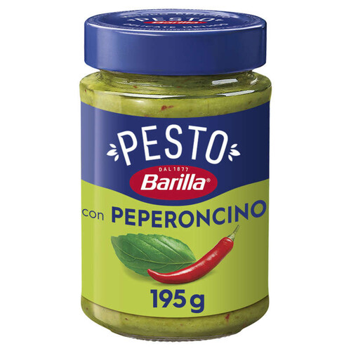 Barilla sauce pesto basilic et peperoncino 195g