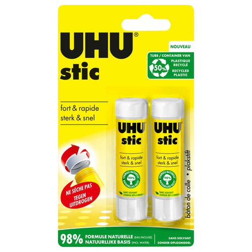 UHU 2 Bâtons De Colle Stic De 8,2g