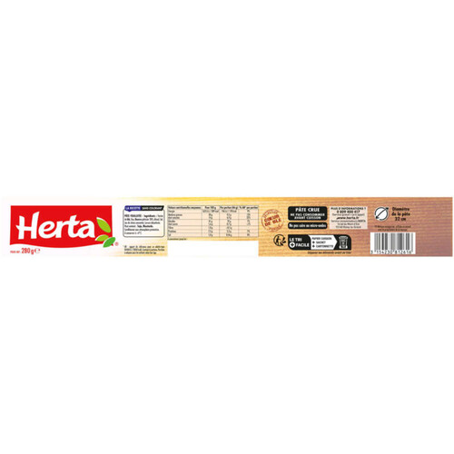 Herta trésor de grand-mère pâte feuilletée pur beurre 280g