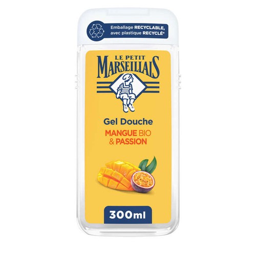 Le Petit Marseillais Gel Douche Extra doux Mangue Bio & passion 300ml