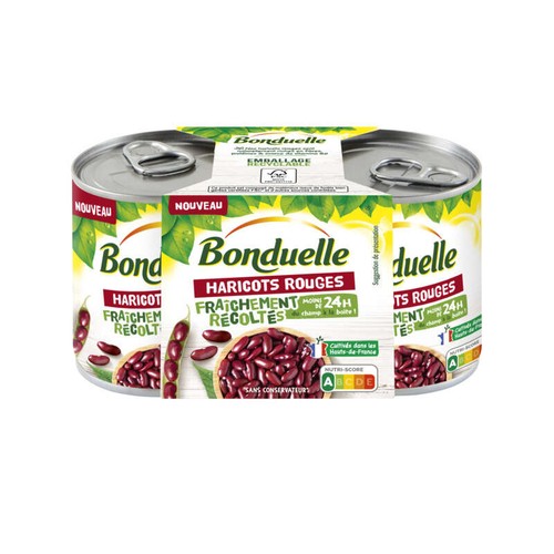 Bonduelle Haricots rouges Fraîchement récoltés 2x125g