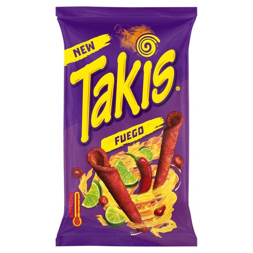 DERRIÈRE LE MIROIR Takis Takis Fuego Chips Américaines Piquantes et citronnées 100g